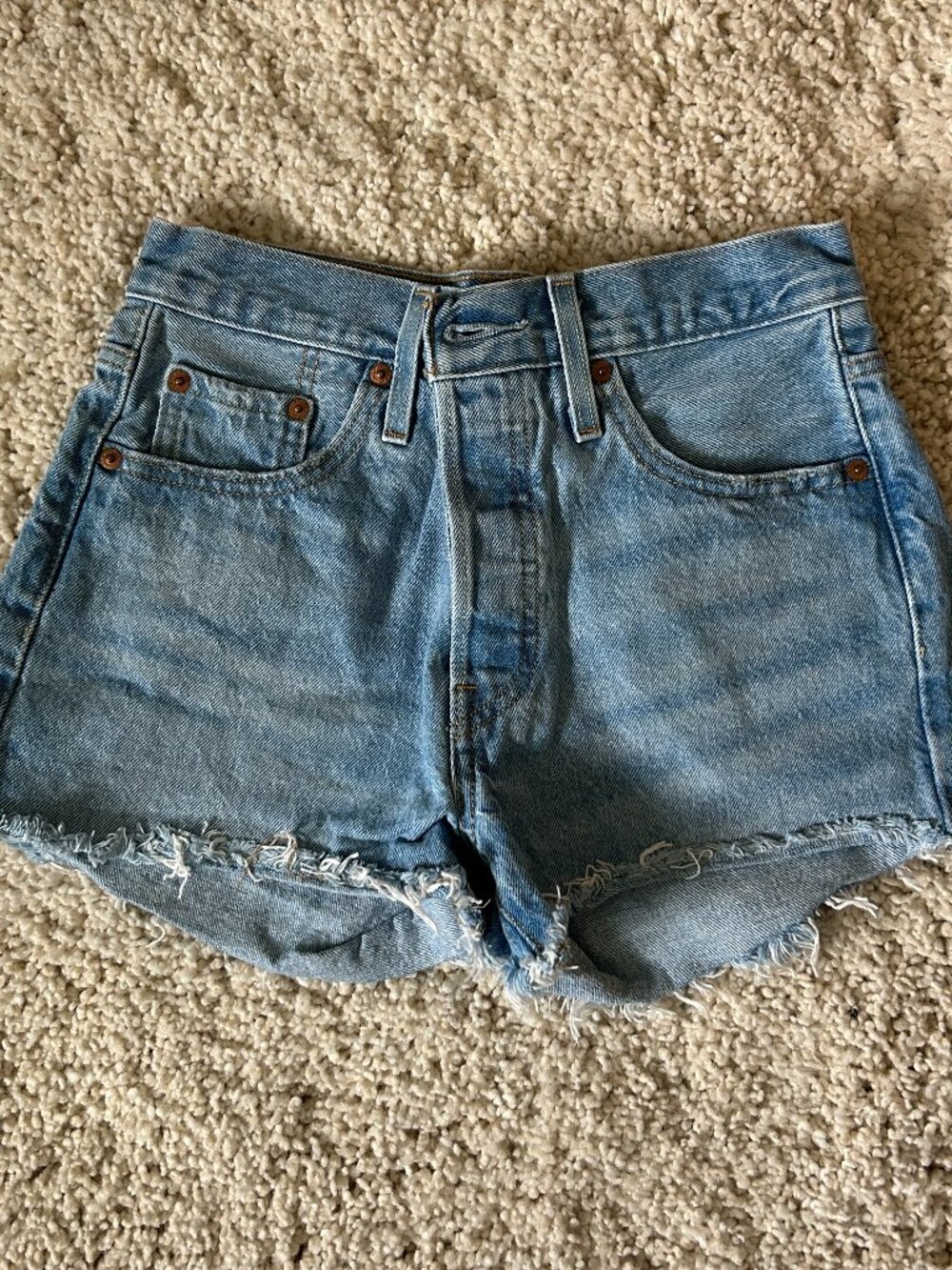 Levi's Blue Denim Jean Shorts